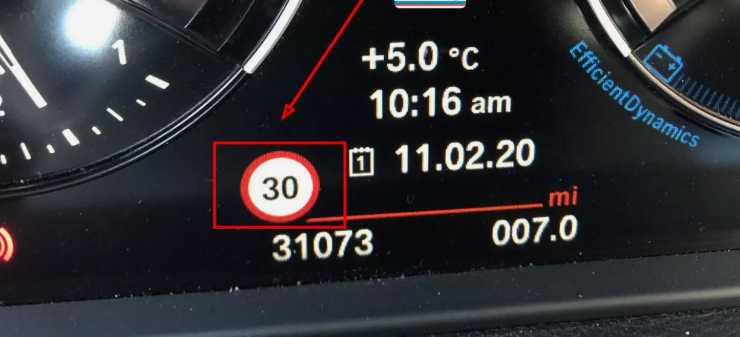 BMW SLI speed limit info F / G series (remote coding) KAFAS