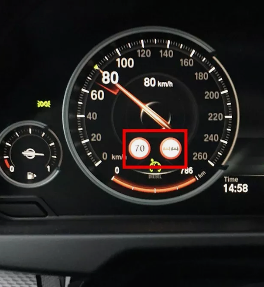 BMW SLI speed limit info F / G series (remote coding) KAFAS