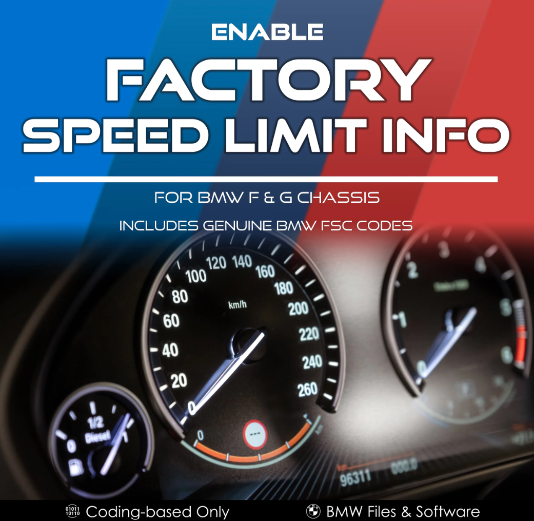 BMW SLI Activation Speed Limit Info FSC Coding | Road Sign Assist Remote Service