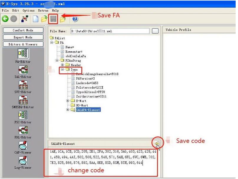 BMW Mini Rolls Royce E-Sys & ISTA OEM FA Vehicle Order