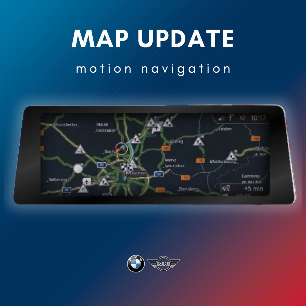 NAVIGATION MAP UPDATE BMW & MINI - MOTION MAPS