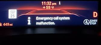 BMW G Series ATM Emergency Call System Malfunction Removal