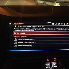 BMW Check Control Message Error faults Delete F G Series Cluster iDrive Warning