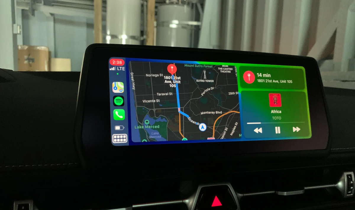 Toyota Supra 2021 Fullscreen Apple CarPlay Activation Remote Firmware Update
