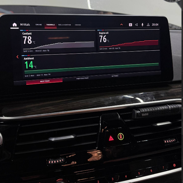 BMW MGU Custom Apps Idrive7 Idrive8 G series ID7 ID8 Fault Scanner Drag Timer