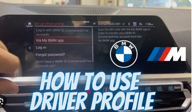 BMW iDrive 9 ID7 ID8 ID8.5 ID9 Offline Driver Profile Memory Remote Service