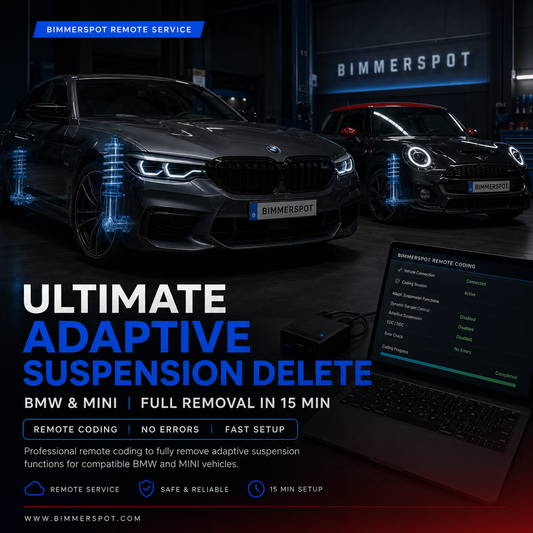BMW MINI Adaptive Suspension Delete | EDC VDC Damper Error Removal Remote