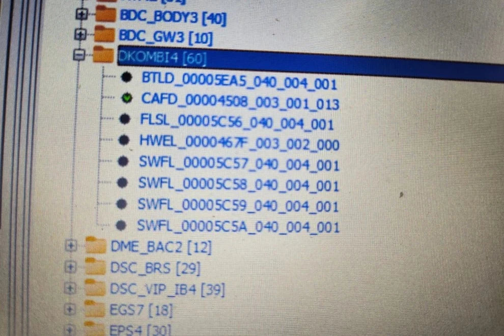 BMW KDS Generator Connect New ECU Replacment MGU FRR GWS BDC Component Protection