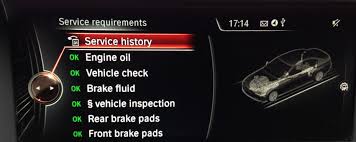 BMW iDrive Service History Update ID4/ID5/ID6/ID7
