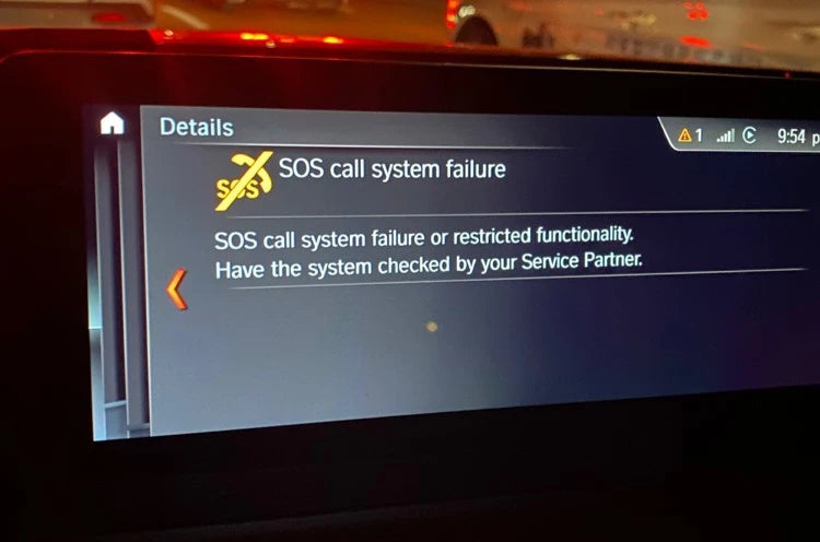 BMW ATM Emergency Call Fix Removal F & G Series Telematic TCB I service