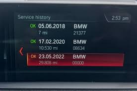 BMW iDrive Service History Update ID4/ID5/ID6/ID7