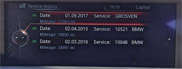 BMW iDrive Service History Update ID4/ID5/ID6/ID7