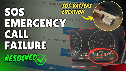 BMW ATM Emergency Call Fix Removal F & G Series Telematic TCB I service