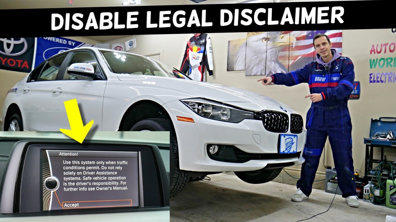 BMW Remote Coding Disable Legal Disclaimer Pop Up