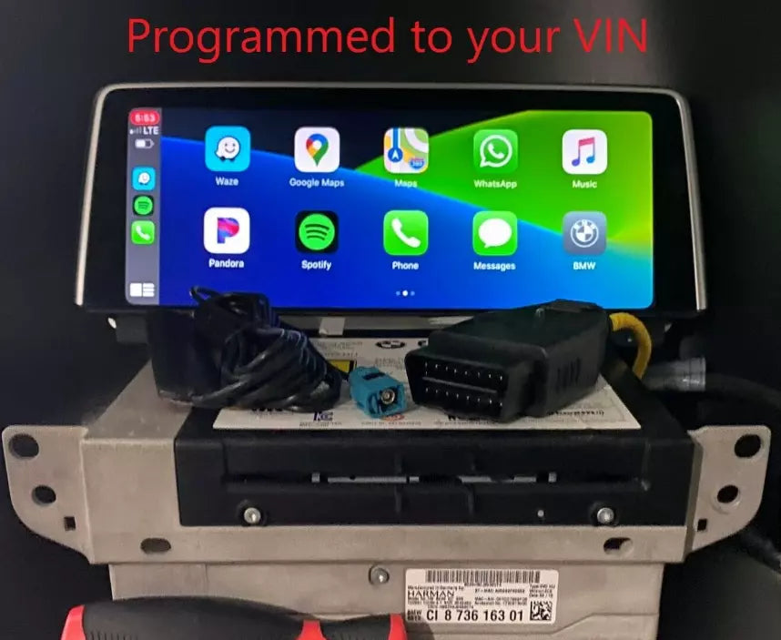 Fullscreen CarPlay Activation for BMW NBT Evo iDrive USB ENET PATCH ID5 ID6