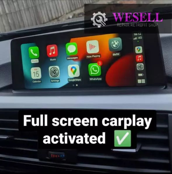 NBT EVO BMW CarPlay Activation Full Screen Video in Motion GPS Map code update