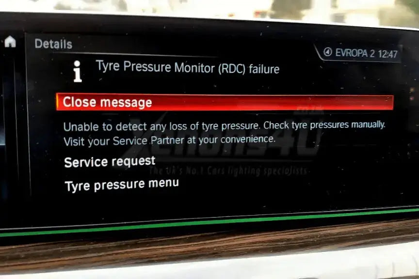TPMS Coding Out Service | BMW F & G Series Tyre Pressure Light Delete